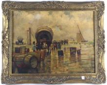 ANTIQUE OIL ON BOARD
