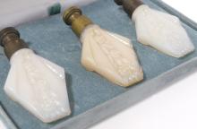 THREE ALADDIN ALACITE FINIALS