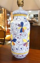 MCM ITALIAN ART POTTERY LAMP