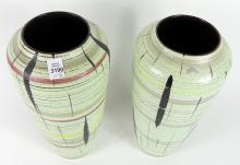 PAIR MCM WEST GERMAN POTTERY VASES