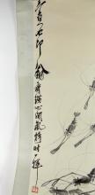 TWO ASIAN SCROLL PAINTINGS