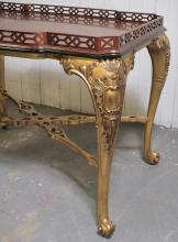 GALLERIED TOP TABLE