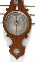 ENGLISH ROSEWOOD WALL BAROMETER