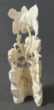 IVORY CARVED LONGEVITY CRANE GROUP