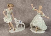 TWO WALLENDORF FIGURINES