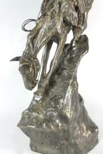 LARGE REMINGTON BRONZE SCULPTURE