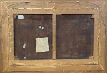 IMMENSE ANTIQUE OIL ON CANVAS