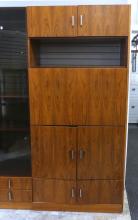 CUSTOM-MADE ROSEWOOD WALL UNIT