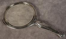 ART NOUVEAU CONTINENTAL SILVER MIRROR