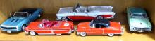 FIVE DIE-CAST MODEL CARS