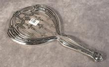 ART NOUVEAU CONTINENTAL SILVER MIRROR