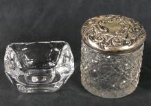 DRESSER JARS, DAUM CRYSTAL