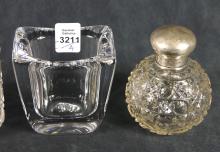 DRESSER JARS, DAUM CRYSTAL