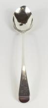 19TH CENTURY ENGLISH SILVER STUFFING SPOON