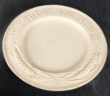 CREAMWARE BOWL & PLATTER, COPELAND CHARGER