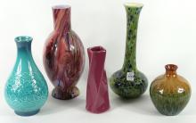 FIVE VASES