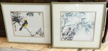 PAIR OF CHINESE WATERCOLOURS