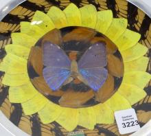 VINTAGE BUTTERFLY PLATE