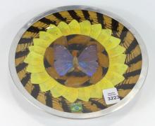 VINTAGE BUTTERFLY PLATE