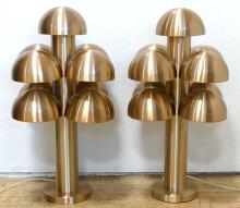 PAIR VERY VALUABLE MCM TABLE LAMPS