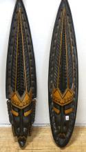 PAIR AFRICAN MASKS