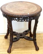 CHINESE ROSEWOOD LAMP TABLE