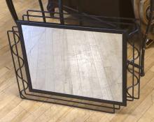 DEMI-LUNE CONSOLE TABLE & MIRROR