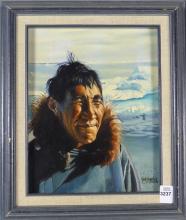 INUIT PORTRAIT OIL