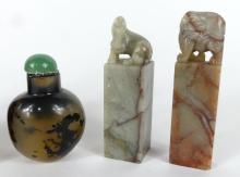 SNUFF BOTTLE, CHINESE SEALS