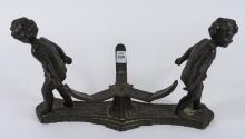 FIGURAL CAST IRON STAND