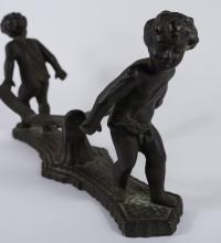 FIGURAL CAST IRON STAND