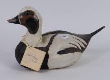 "OLD SQUAW DRAKE" WOODEN DECOY