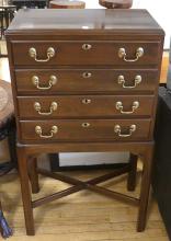 ETHAN ALLEN CUTLERY CABINET