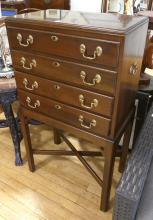 ETHAN ALLEN CUTLERY CABINET