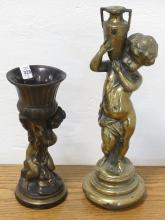 FIGURINE AND VASE