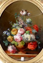EXCEPTIONAL REVERSE PAINTING