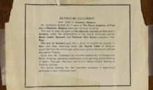 RAYMOND CALLEBAUT