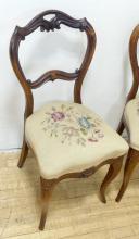 PAIR OF ROSEWOOD SIDE CHAIRS
