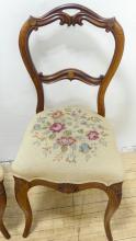 PAIR OF ROSEWOOD SIDE CHAIRS