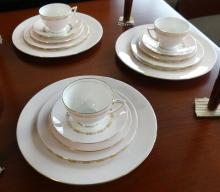 MINTON "PARKWOOD PINK" DINNERWARE