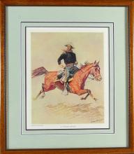 THREE FREDERIC REMINGTON PRINTS