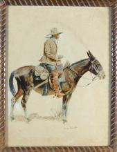 THREE FREDERIC REMINGTON PRINTS