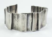 MODERNIST SILVER BRACELET