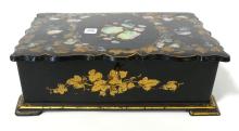 VICTORIAN PAPIER MACHE LAP DESK