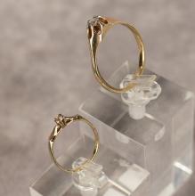 TWO 10KT GOLD RINGS