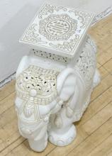 CERAMIC "ELEPHANT" GARDEN SEAT