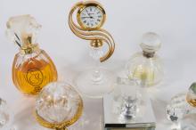 SCENT BOTTLES & CLOCKS