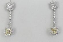 EXCEPTIONAL FORMAL DIAMOND EARRINGS
