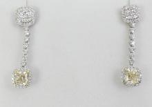 EXCEPTIONAL FORMAL DIAMOND EARRINGS