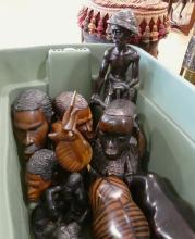 AFRICAN SCHOOL WOOD CARVINGS